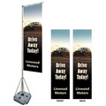 13' Giant Flagpole Kit Double Sided